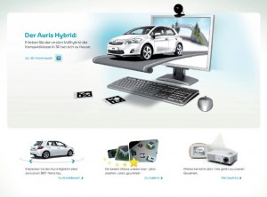 Toyota Auris Hybrid Probefahrt in 3D