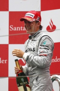 Nico Rosberg GP Shanghai Dritter Platz