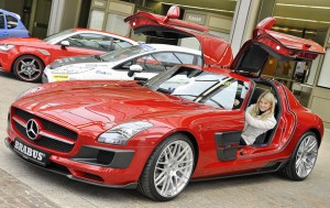 ESSEN MOTOR SHOW 2010 Essen Motor Show 2010 Mercedes SLS AMG veredelt von Brabus Foto: Rainer Schimm/©MESSE ESSEN GmbH