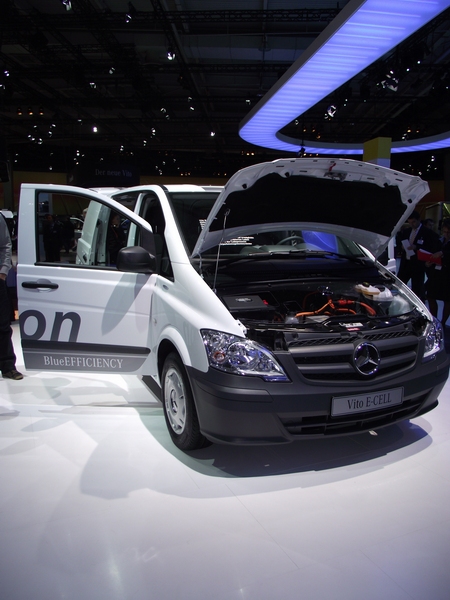 Die Zukunft der Elektroautos hat begonnen Mercedes-Benz Vito E-CELL © Autonews-123.de