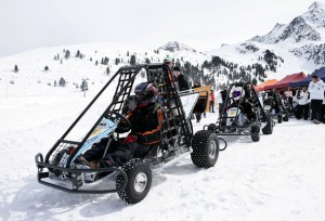 Kart Action im Schnee bei RACE-4-KIDS