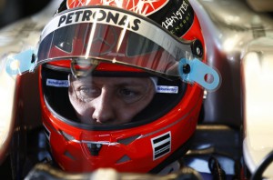 Motorsports / Formula 1: World Championship 2011, Test Valencia, Michael Schumacher (GER, Mercedes GP Petronas) (c) HOCH ZWEI
