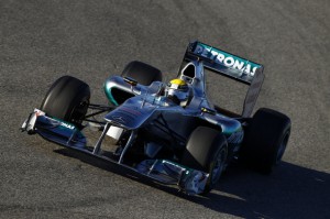 Motorsports / Formula 1: World Championship 2011, Test Valencia,  Nico Rosberg (GER, Mercedes GP Petronas) (c) HOCH ZWEI