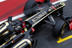 Lotus Renault GP Formel 1 2011 2. Testtag in Barcelona