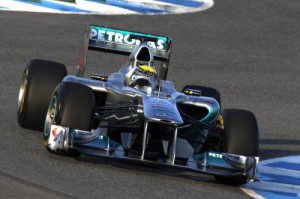 Formel 1-Testfahrten von MERCEDES GP PETRONAS in Jerez, Spanien - 10.-13. Februar 2011 - Nico Rosberg