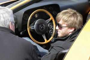 Tracktest Supersportwagen. Nick Heidfeld im C 111 II-D von 1976 Foto: Mercedes-Benz