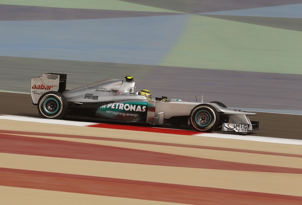 Nico Rosberg Mercedes AMG Petronas Formel 1 Bahrain GP 2012 © HOCH ZWEI