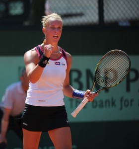 Dinah Pfizenmaier Porsche Talentteam Deutschland bei den French Open 2012 in Paris © Porsche