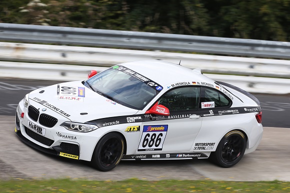 Opel 6h Ruhr-Pokal-Rennen BMW M235i Racing Cup 2014 MPB RACING TEAM mit 2. Platz © MPB RACING TEAM