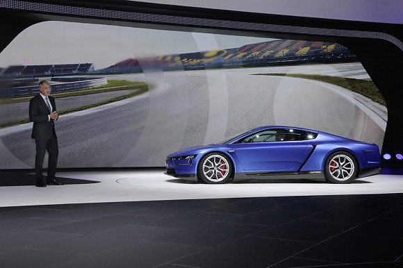Pariser Autosalon 2014 Weltpremiere der Volkswagen Studie XL Sport © Volkswagen