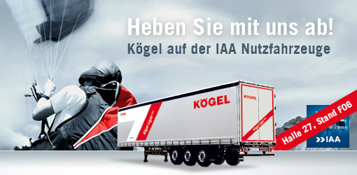 Kögel auf der IAA Nutzfahrzeuge 2016 in Hannover vom 22. bis 29. September 2016